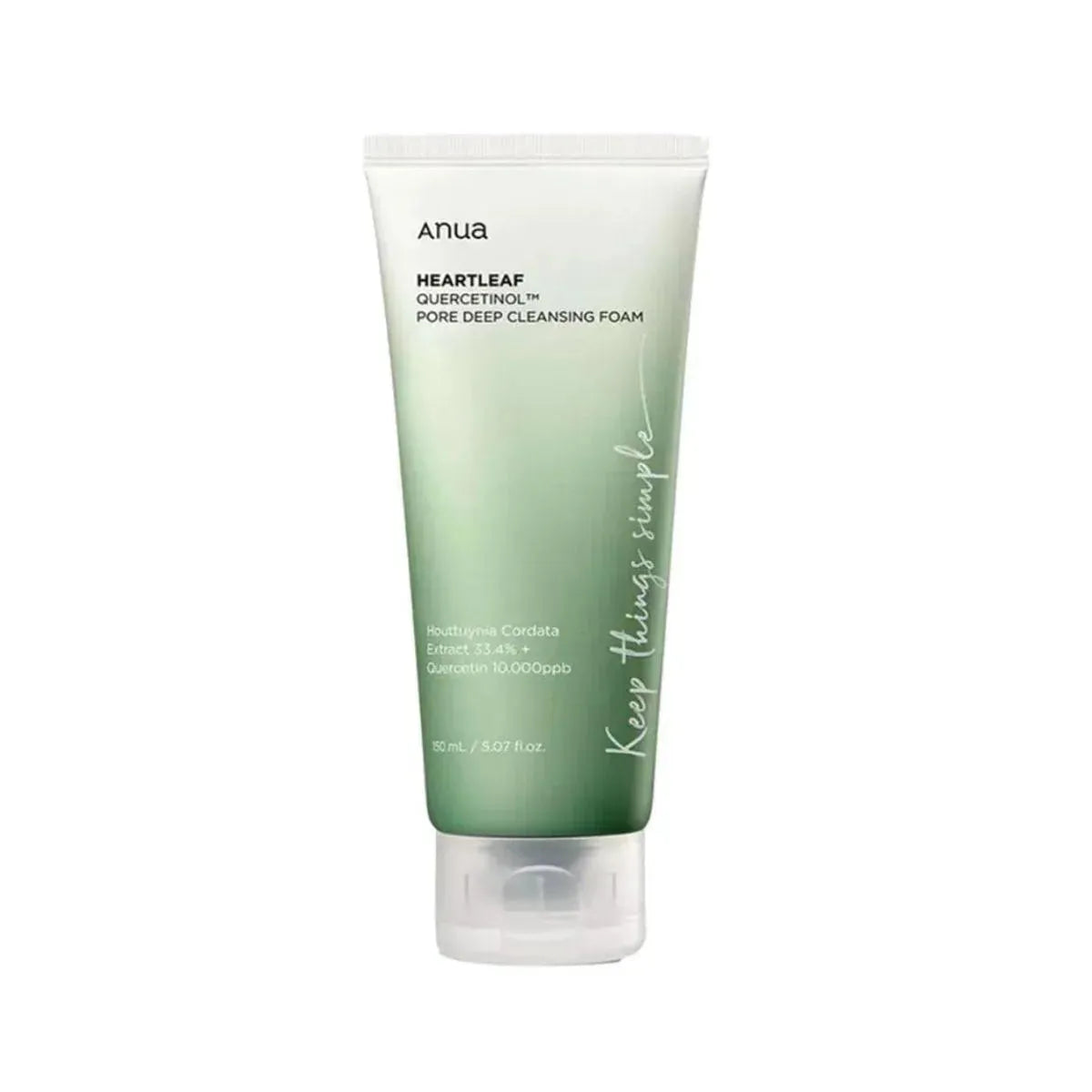 Heartleaf Quercetinol Pore Deep Cleansing Foam 150mL - Yeoskin