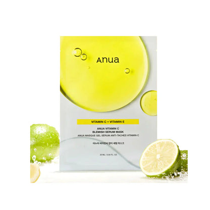 Masque en Tissu au Citron Vert &amp; Vitamine C 25ml