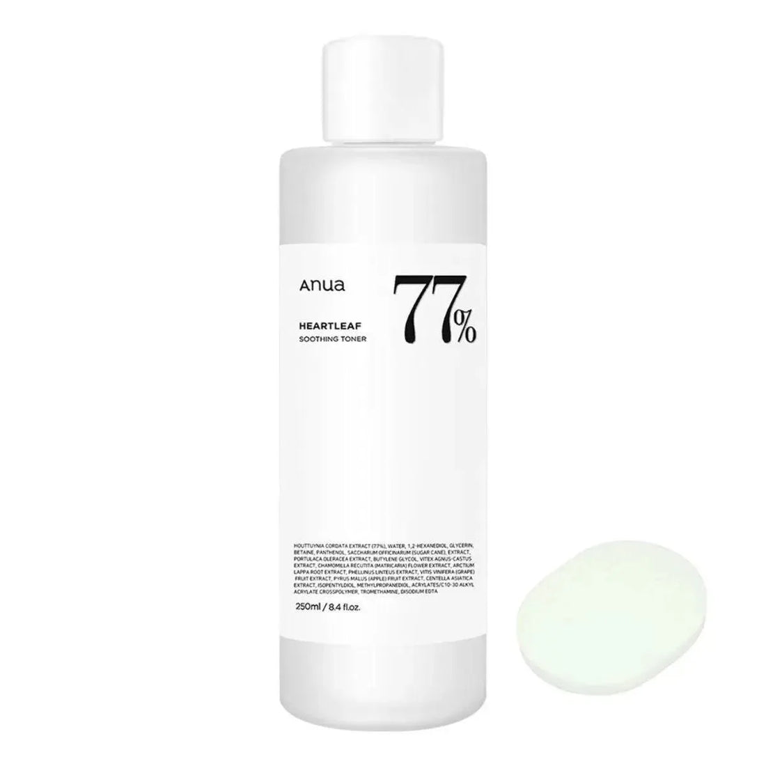 HEARTLEAF 77% Soothing Toner 250mL - Yeoskin