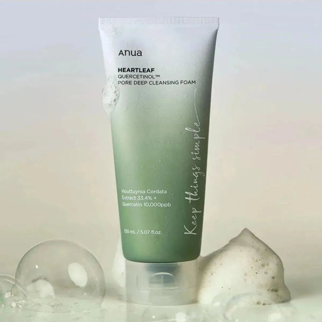 Heartleaf Quercetinol Pore Deep Cleansing Foam 150mL - Yeoskin