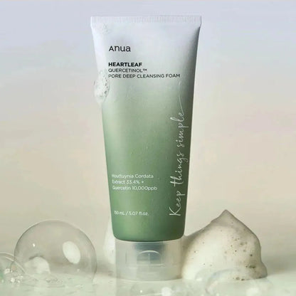 Heartleaf Quercetinol Pore Deep Cleansing Foam 150mL - Yeoskin