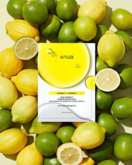 Masque en Tissu au Citron Vert & Vitamine C 25ml