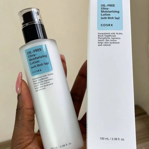 Peau nette et moins brillante