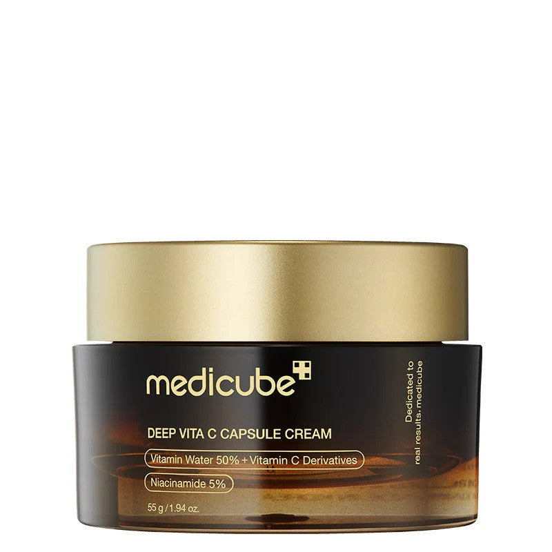 MEDICUBE – Deep C Capsule Cream 55g - Crème Éclat Anti-Taches à la Vitamine C