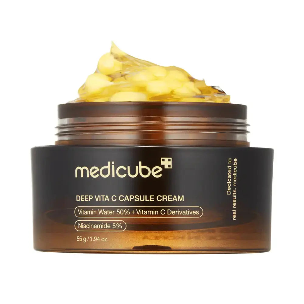 MEDICUBE – Deep C Capsule Cream 55g - Crème Éclat Anti-Taches à la Vitamine C